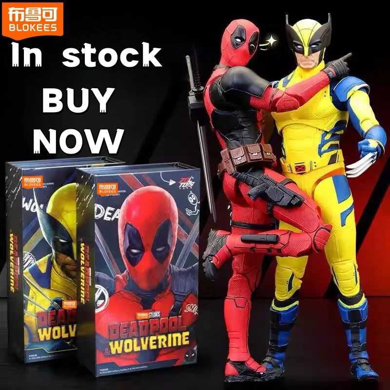 

New In stock Original Blokes Marvel Heroes Beyond Series New Product X-Men Superhero Wolverine Figurine Toy Anime Gifts toys