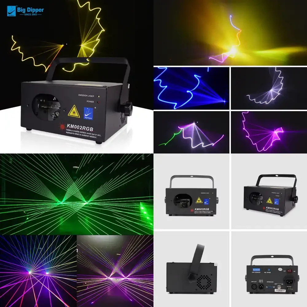 

Big Dipper KM002RGB 180mW RGB Motor KTV BAR Stage Club Show