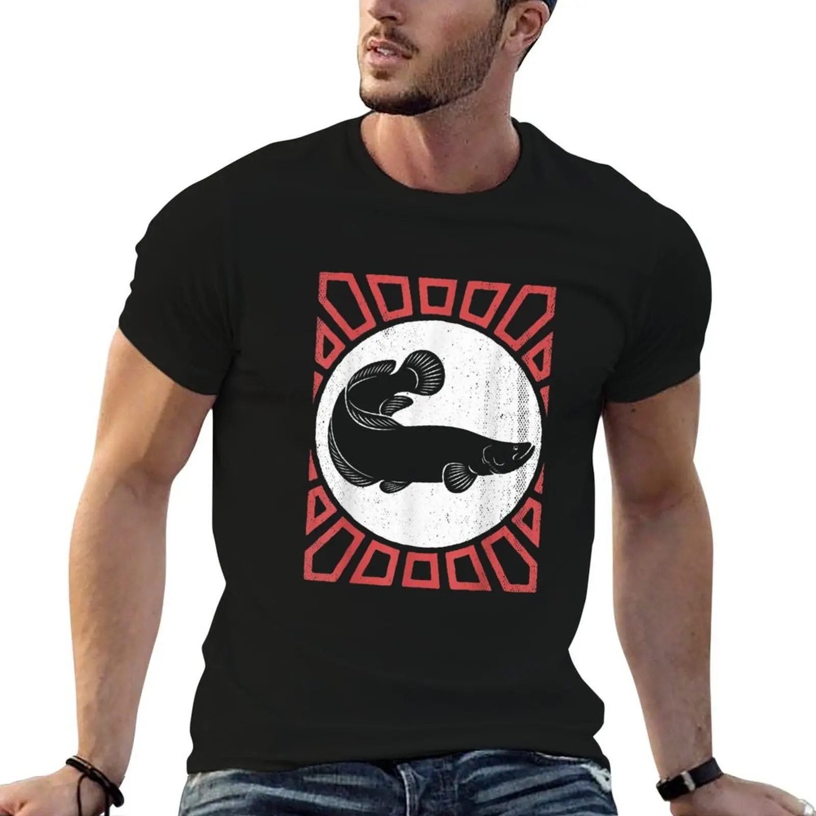 

Arapaima Fish Lover Vintage Retro Style T-Shirt t shirt man designer t shirt man plain man t shirts graphic T-shirt