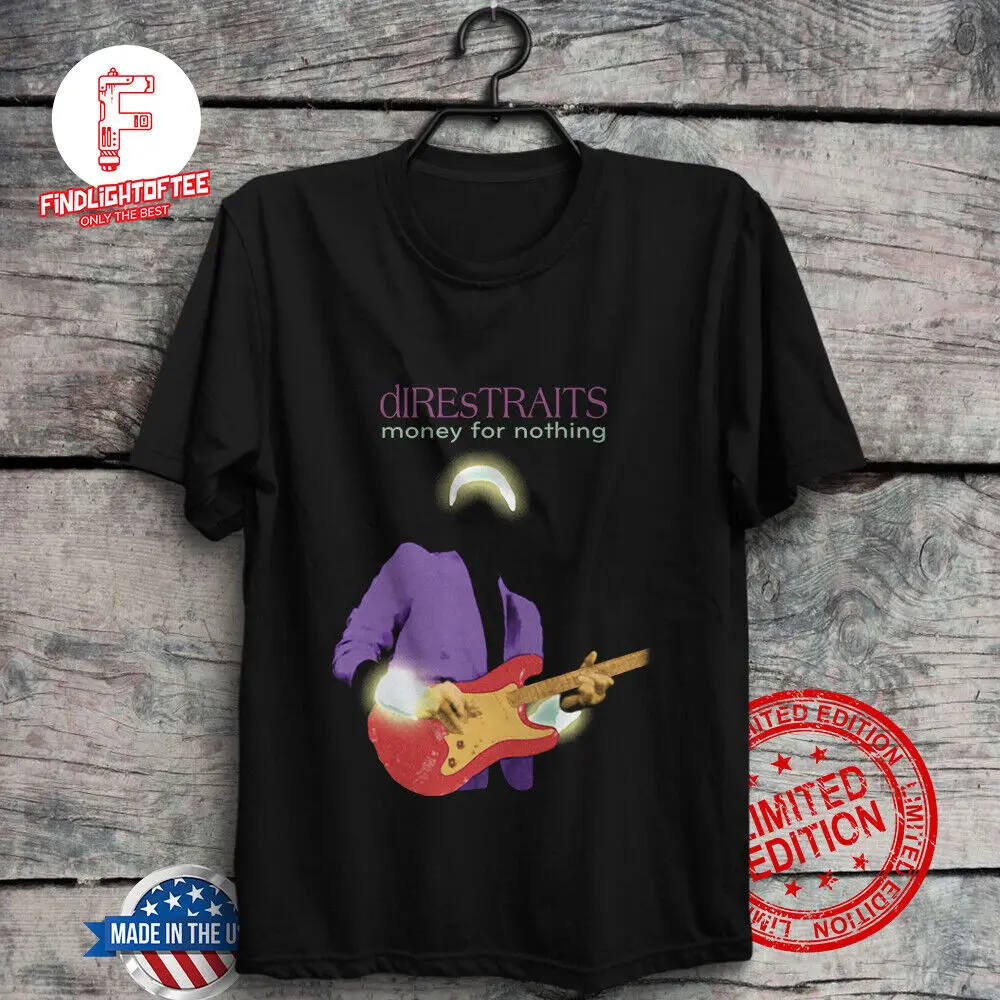 Money for Nothing from Brothers in Arms by Dire Straits T-Shirt Pick Withers