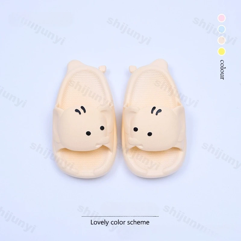 

Summer Children's Slippers Cartoon Elephant Boys Girls Outdoor Beach Shoes Fashion Comfortable Pvc Kids Toddler Casual Slippers