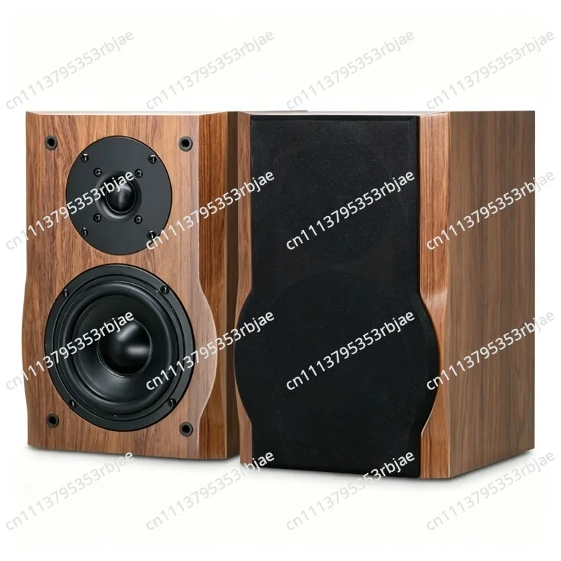 Model 880 Passive Bookshelf Speakers, HiFi Wooden  for Vocal & Audiophile, 2-Way with Crossover Network (Pair)