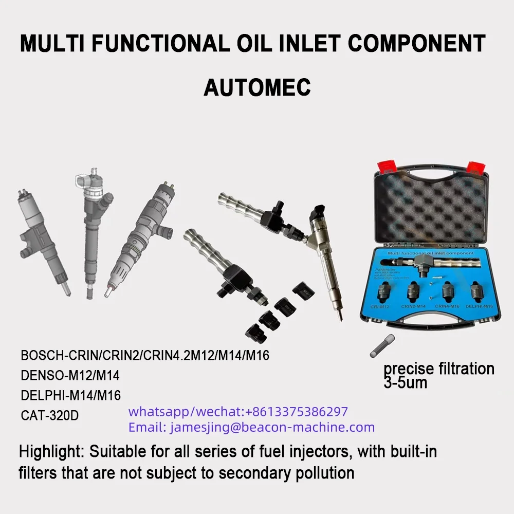 

G12-12 HUY-K Common Rail Diesel Injector Repair Tools Multifunctional Oil Inlet Component Kit