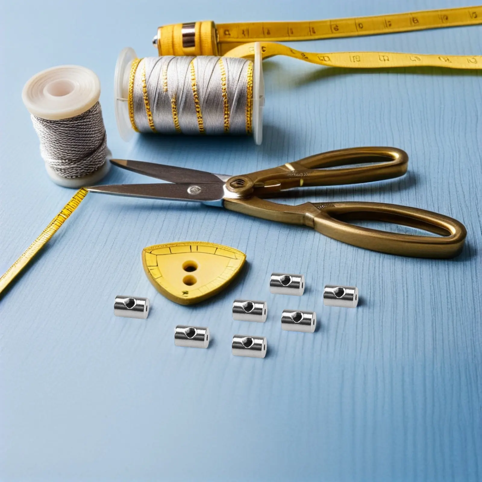 1Set Copper Pin Backs Locking Clasp Screw Wrench Metal Badge Parts for Pins Bags Clothes Hats Insignia Lock Locking Pin Backs