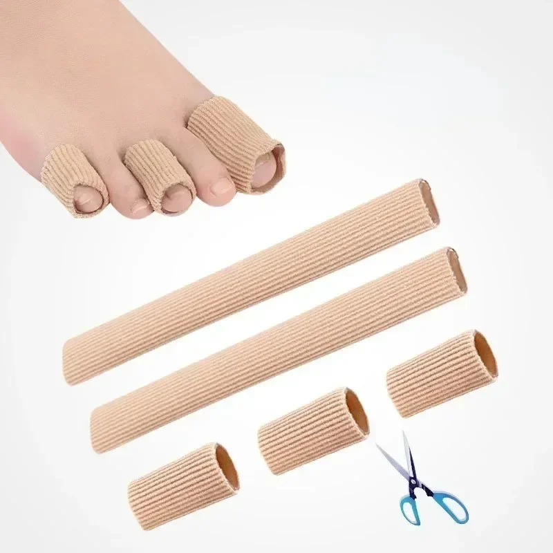 Tubo de silicona de 15cm, cubierta protectora de Gel para dedos y dedos de los pies, vendaje de Gel de tela, callos, ampollas, almohadillas suaves para aliviar el dolor de callos