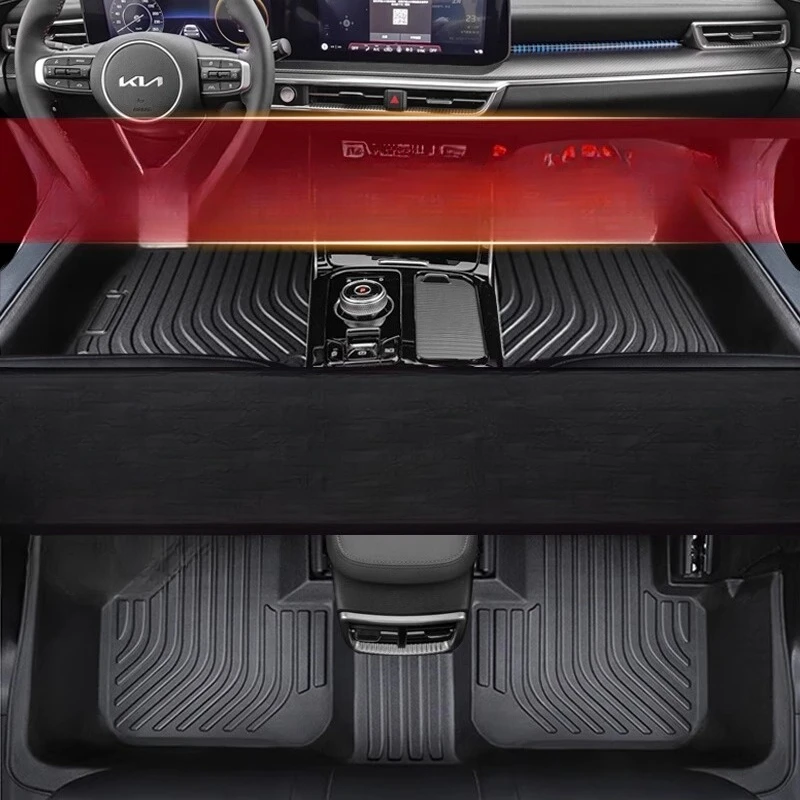 

20-25 Allnew K5 Автомобильные коврики Всепогодная водонепроницаемая сверхпрочная нескользящая 3D индивидуальная посадка с полным покрытием Кожаная подкладка Легкая очистка