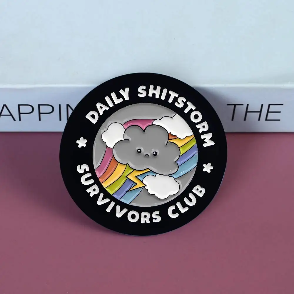 شارات نادي الناجي أنيمي شارة ليزر مستديرة الكرتون بروش الملابس حقيبة الظهر الملحقات التلبيب