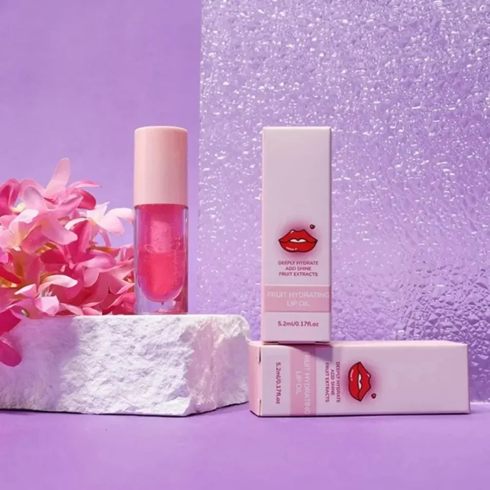 Water Light Mirror Shine Moisturizing Lip Oil Private Label Custom Logo Vegan Makeup Cosmetics Wholesale Supplier Beauty
