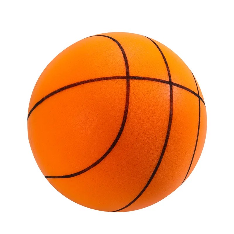 New Silent Basketball PU High Density Foam Mute Ball Size 3/5/7 Indoor Bouncing Basketball Quiet No Noise Children Sports Toys