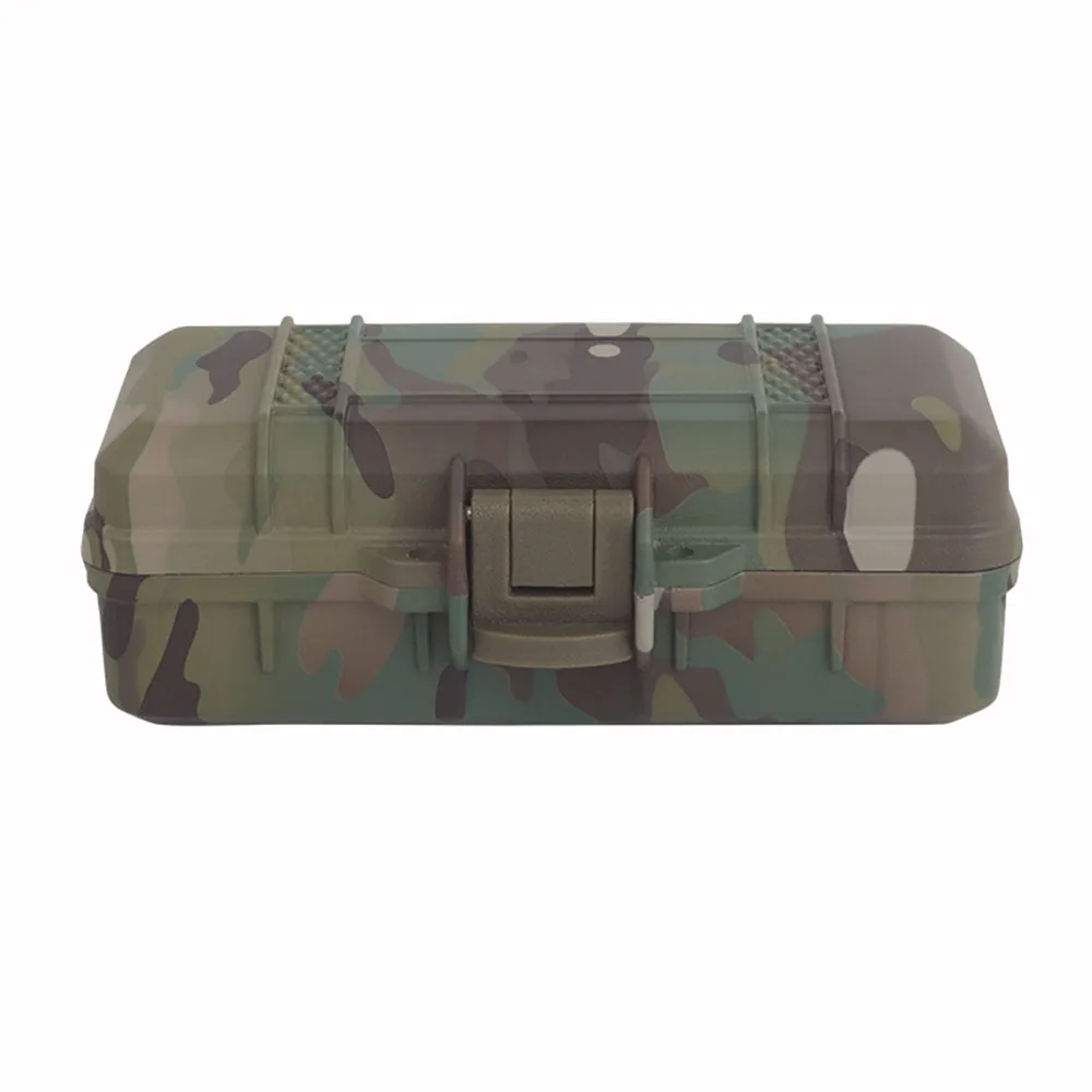 Tactical Equipment Storage Box (15.2*6.3cm) for Tactical Flashlight, Watch, Compass Protective Case