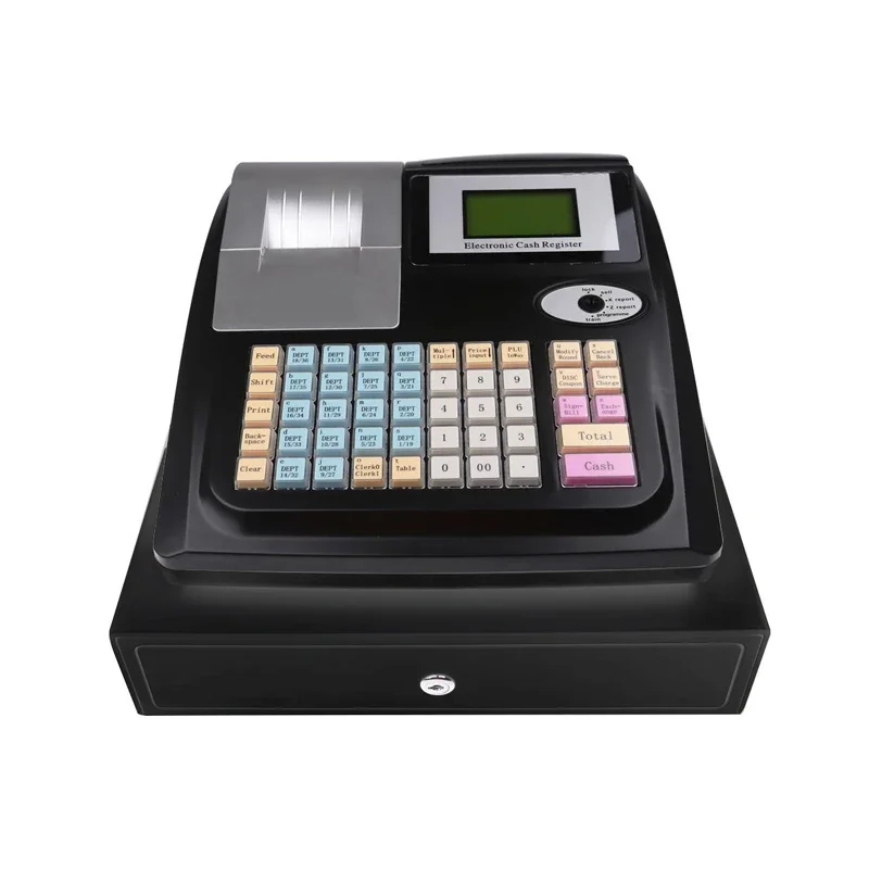 popular small digital keyboard all in one bill pos cashier system cash register machine for supermarket