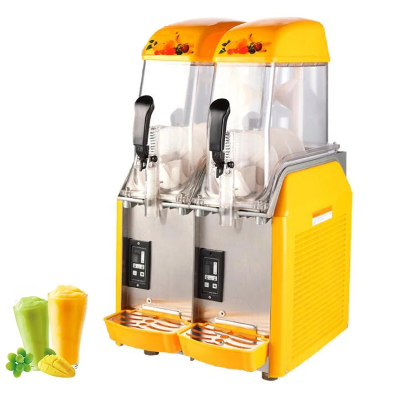 

Ice Slusher 3 Tanks Slush Machine 36L Smoothies Maker 1100W Snow Melting Machine Sand Ice Machine