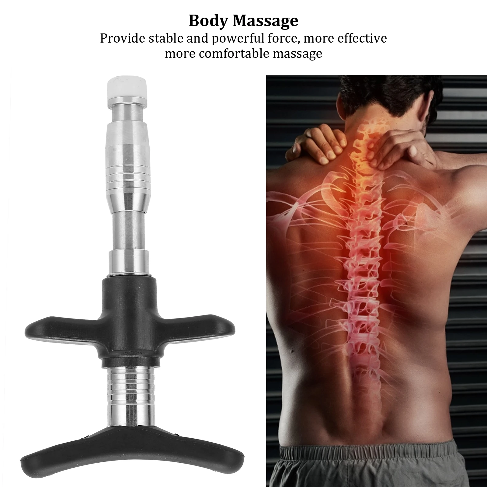 Manual Spinal Massager Single Head Spine Correction Spine Adjustment Massage Device Manual Spine Massager Spine Adjustment Tool