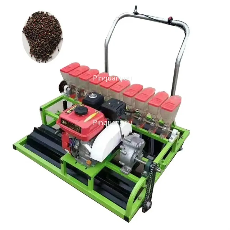 

Hand-Pushed Greenhouse Seeder for Carrot Garlic Corn Planter Vegetable and Planting Equipment for Small Gardens