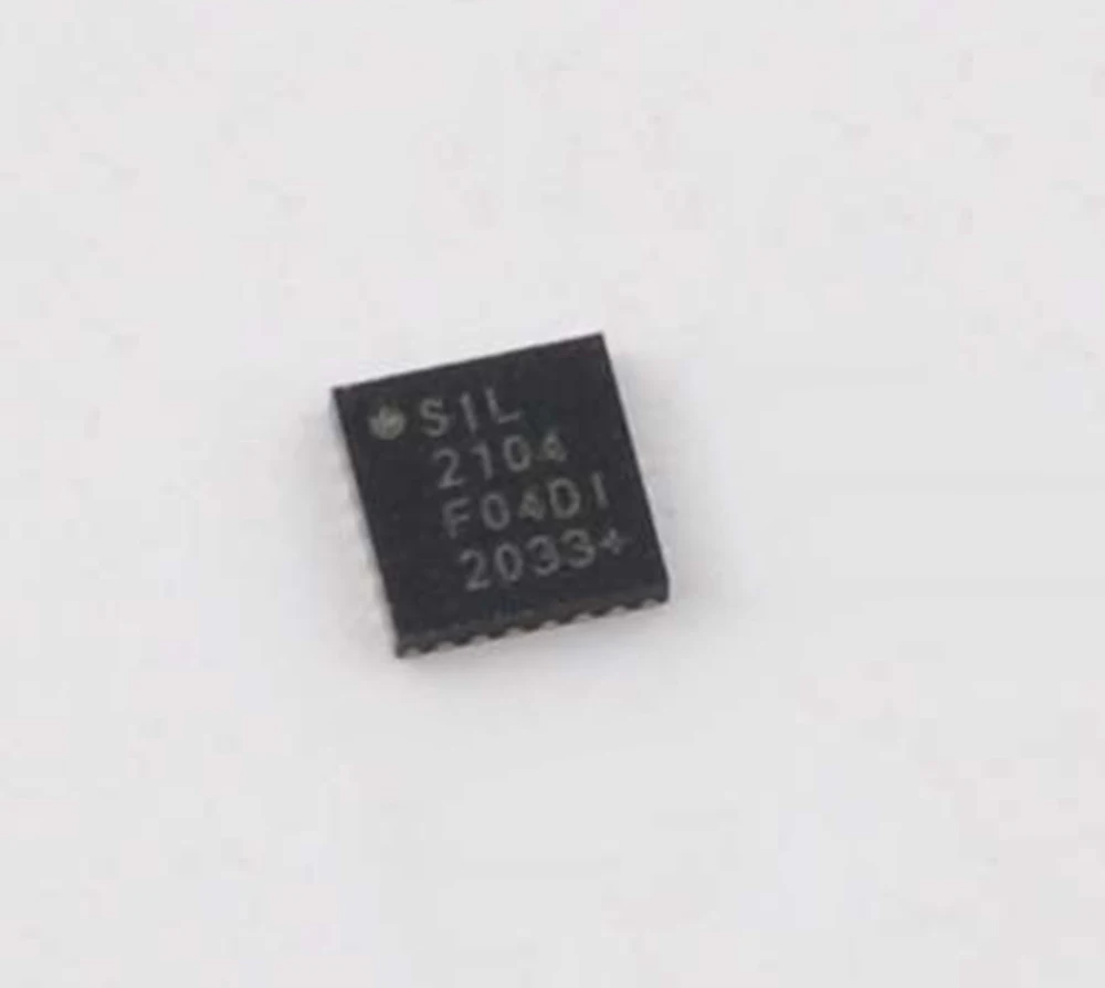 1pcs CP2104 CP2104-F03-GMR SIL Microcontroller QFN24 USB To UART Single-Chip USB to UART Data Transfer