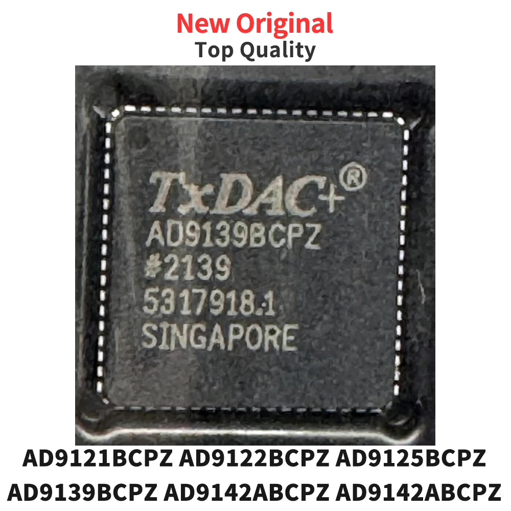 (1 Piece) AD9121BCPZ AD9122BCPZ AD9125BCPZ AD9139BCPZ AD9142ABCPZ AD9142ABCPZ AD9122SCPZ-EP LFCSP-72 New Original