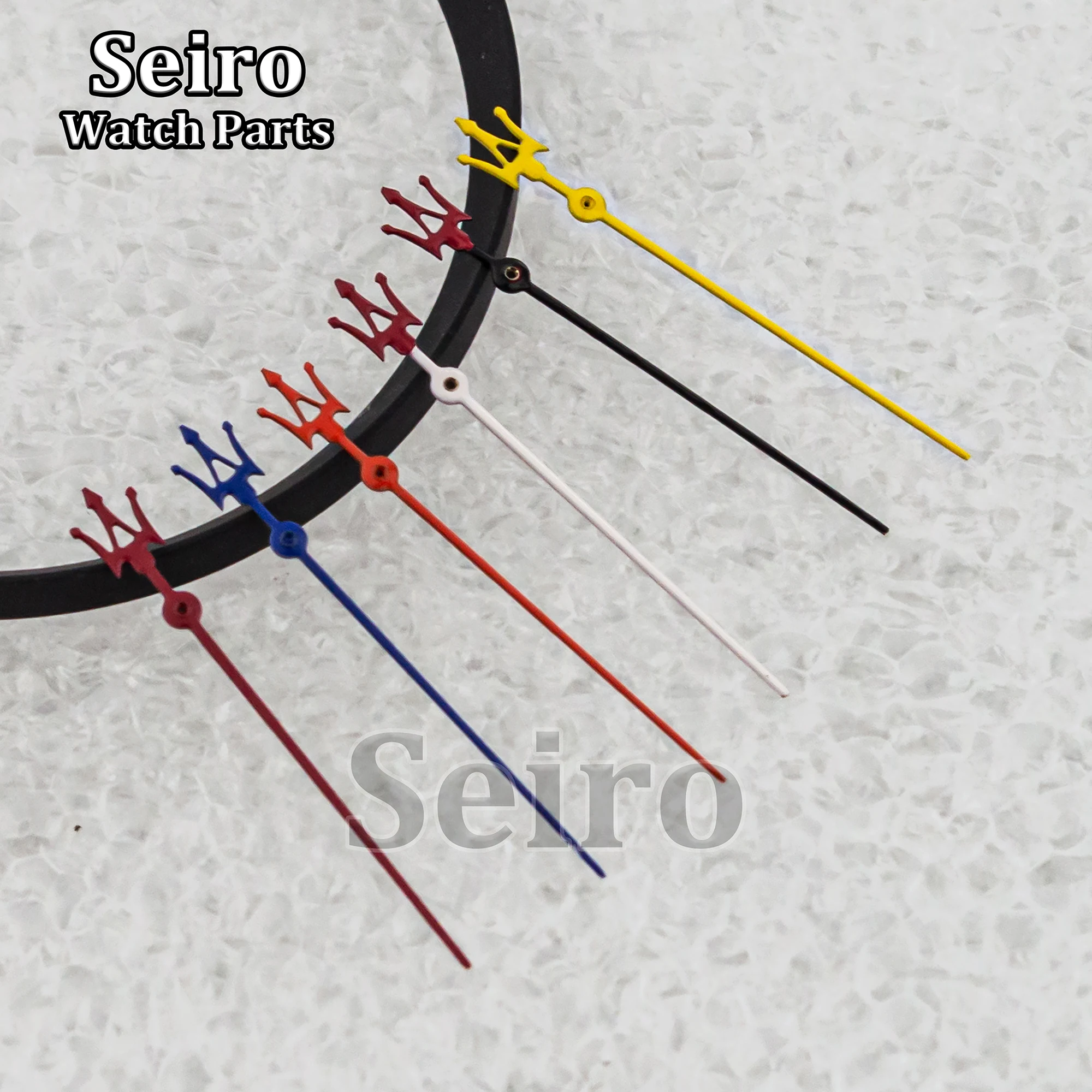 

Red Blue Black Yellow Silver Second Hand Watch Hands Watch Pointers Needles for NH35 NH36 Movement Replacements Modified