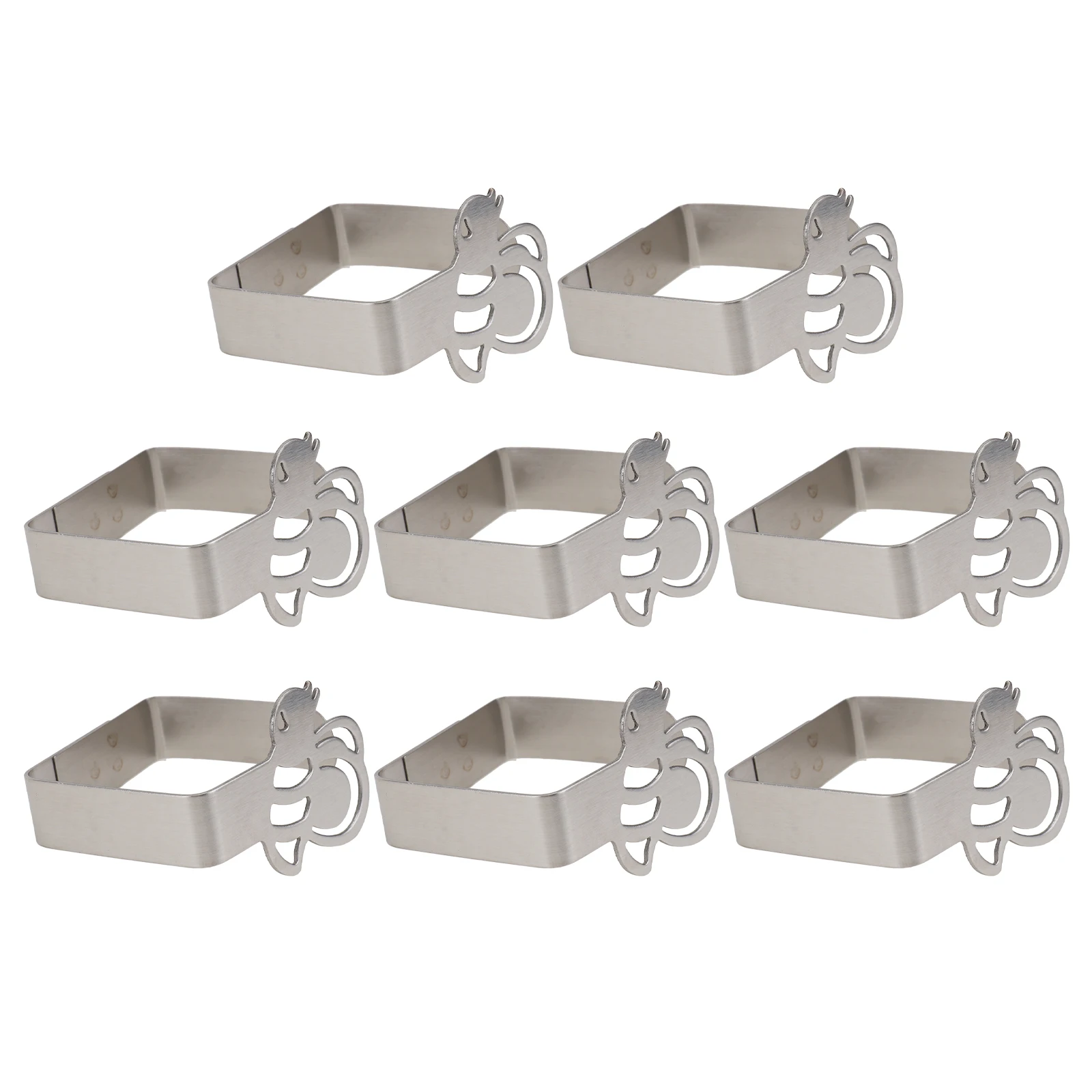 

8Pcs Tablecloth Fixing Clip Stainless Steel Adjustable Non-Slip Table Cover Clamp Simple and Effective Tablecloth Clamp