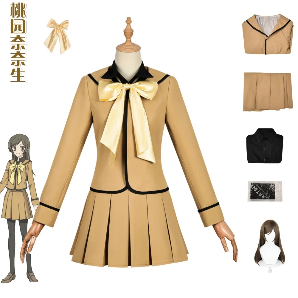 

Anime Nanami Momozono Cosplay Costume Wig Kamisama Love Kiss Nanami Cosplay Girls JK School Uniforms Outfit Women Cute Suits