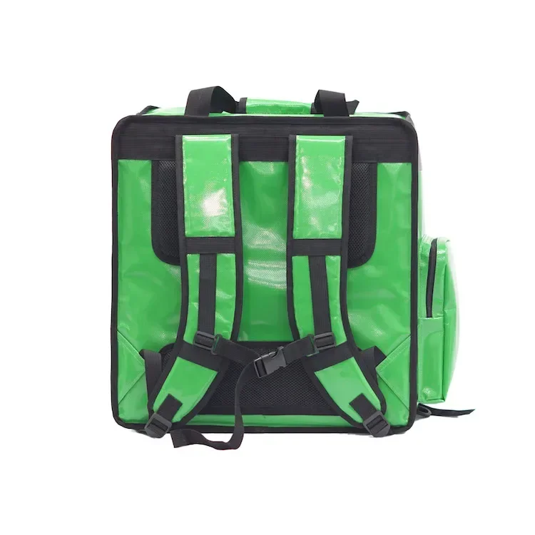 wholesale batter power battery powered insulated backpack led catering hot and cool heated food delivery bag with led screen