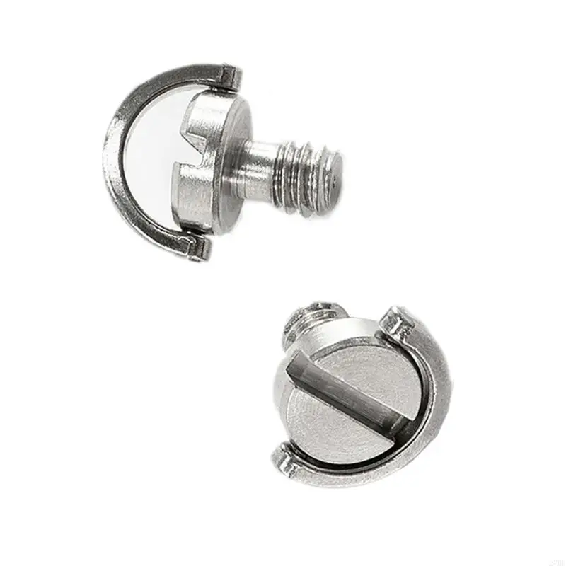 270B 2PC สแตนเลส D เพลา D-RINGS 1/4INCH TRIGOD SCREW