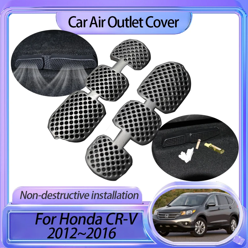 

2Pcs for Honda CR-V CRV CR V RM 2012 2013 2014 2015 2016 Under Seat Air Conditioner Vent Outlet Cover Anti-Clogging Accessories