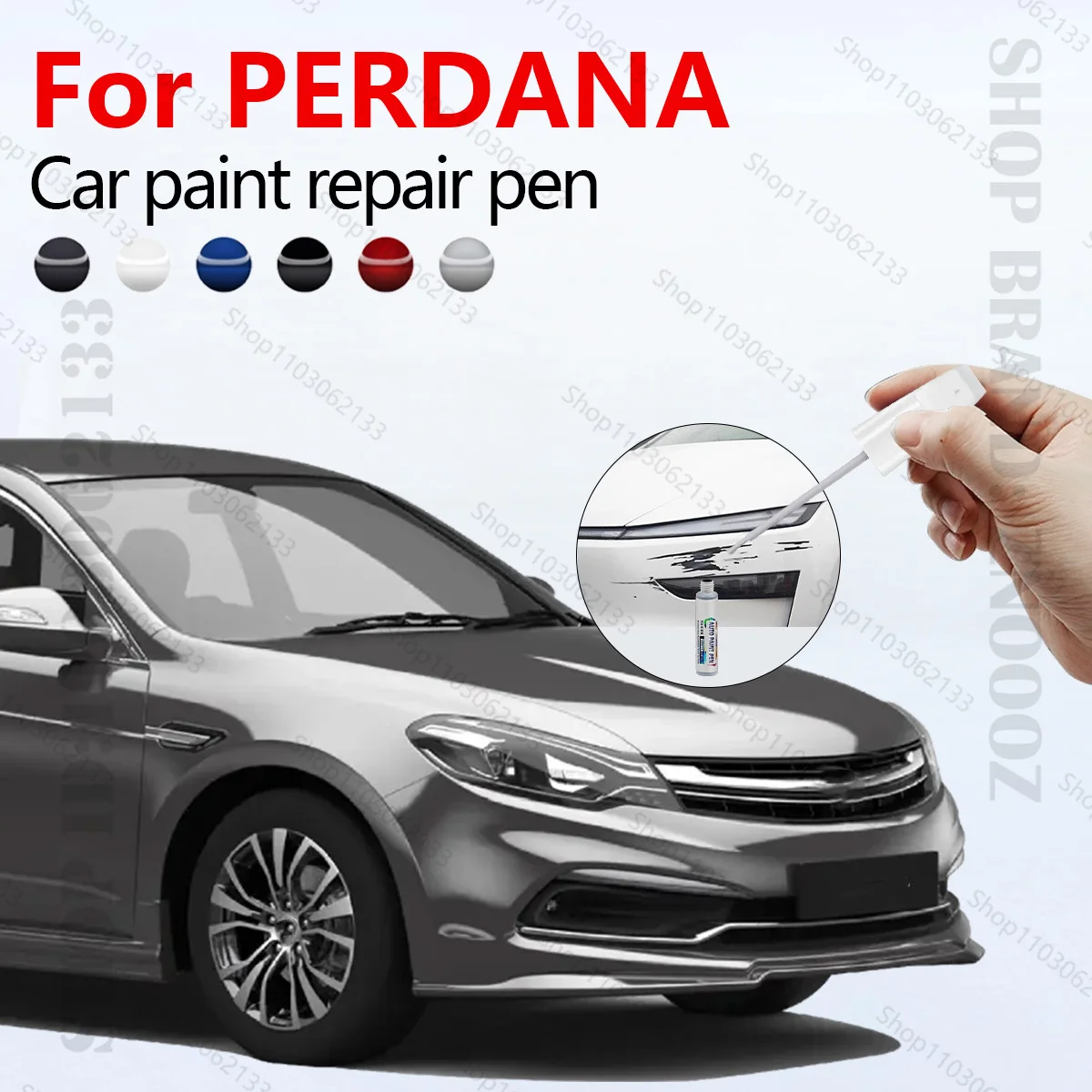 

Ручка для ремонта автомобильной краски, аксессуары для ремонта царапин для PROTON PERDANA 1995-2020 гг., синий 16606, черный A0216, серебристый A0166, красный