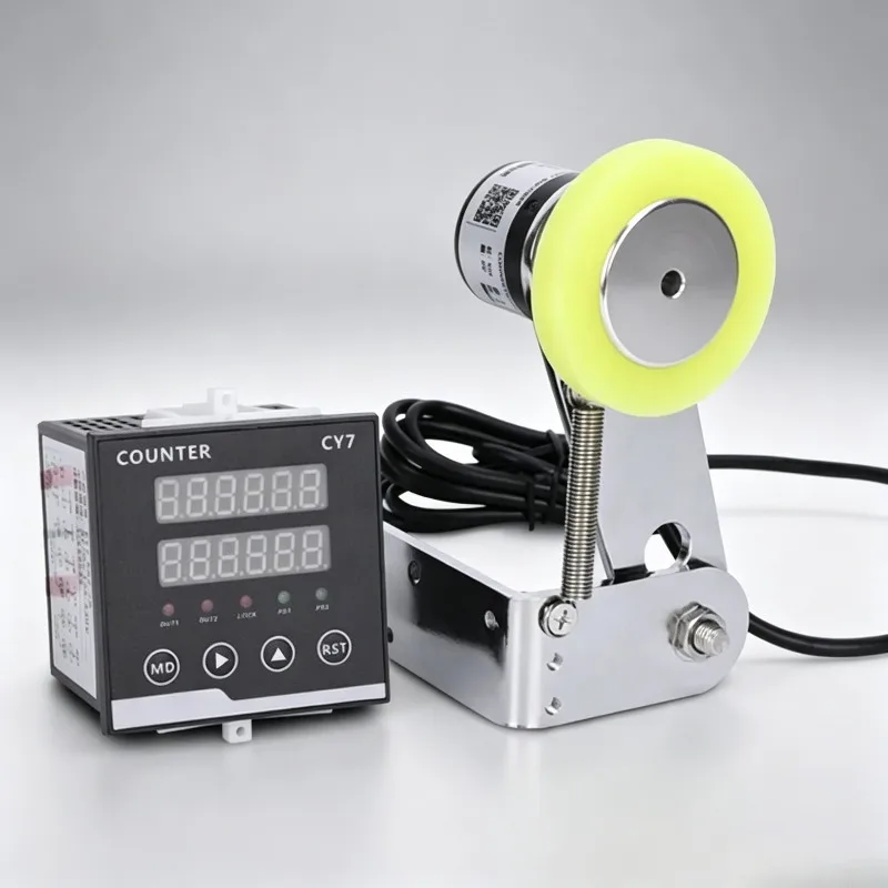 

Digital High Frequency Counting Roller Encoder Intelligent Controller for Edge Banding Machine Length Measurement Sensor