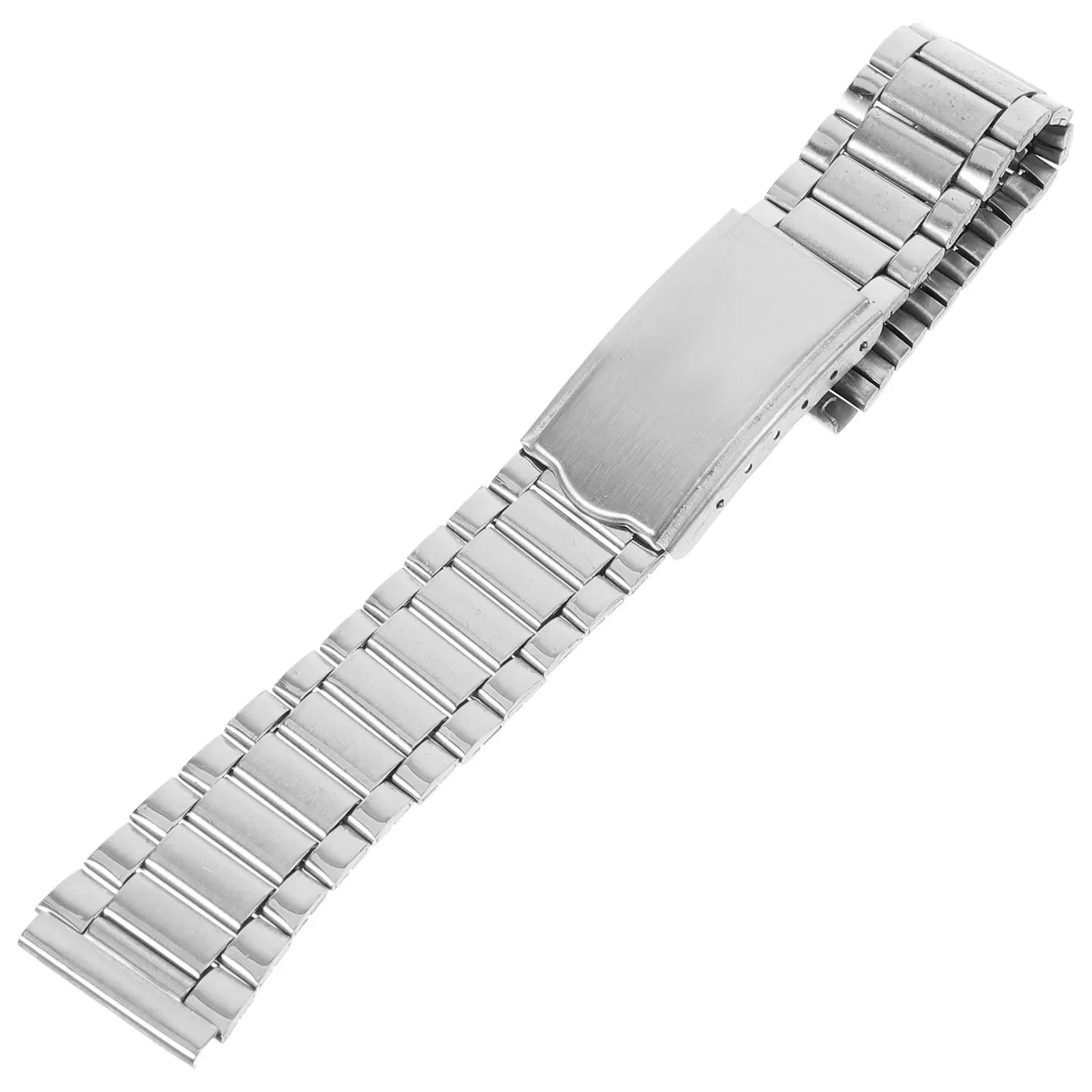 

Stainless Steel Watchband 15mm Stylish Durable Women's Watch Strap Smooth Texture Long Service Time Gift for Friends
