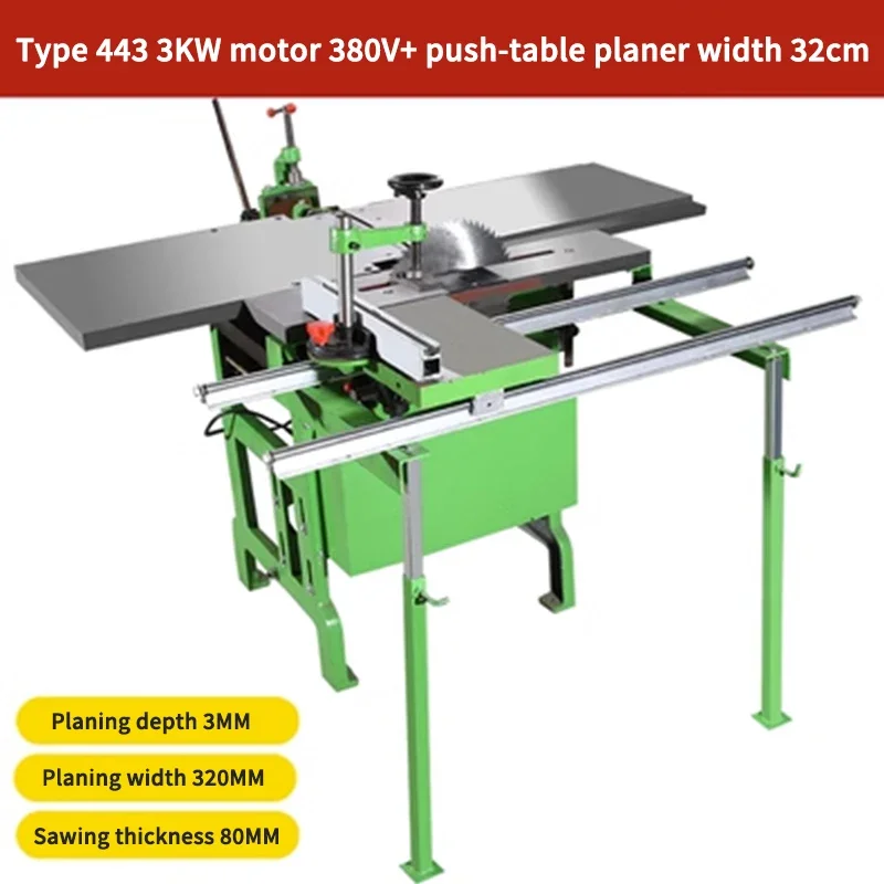 Electric Woodworking Table Saw Drilling Slotting Planing Mortise Tools Multifunctional Desktop Wood Cutting Machine 220/380V