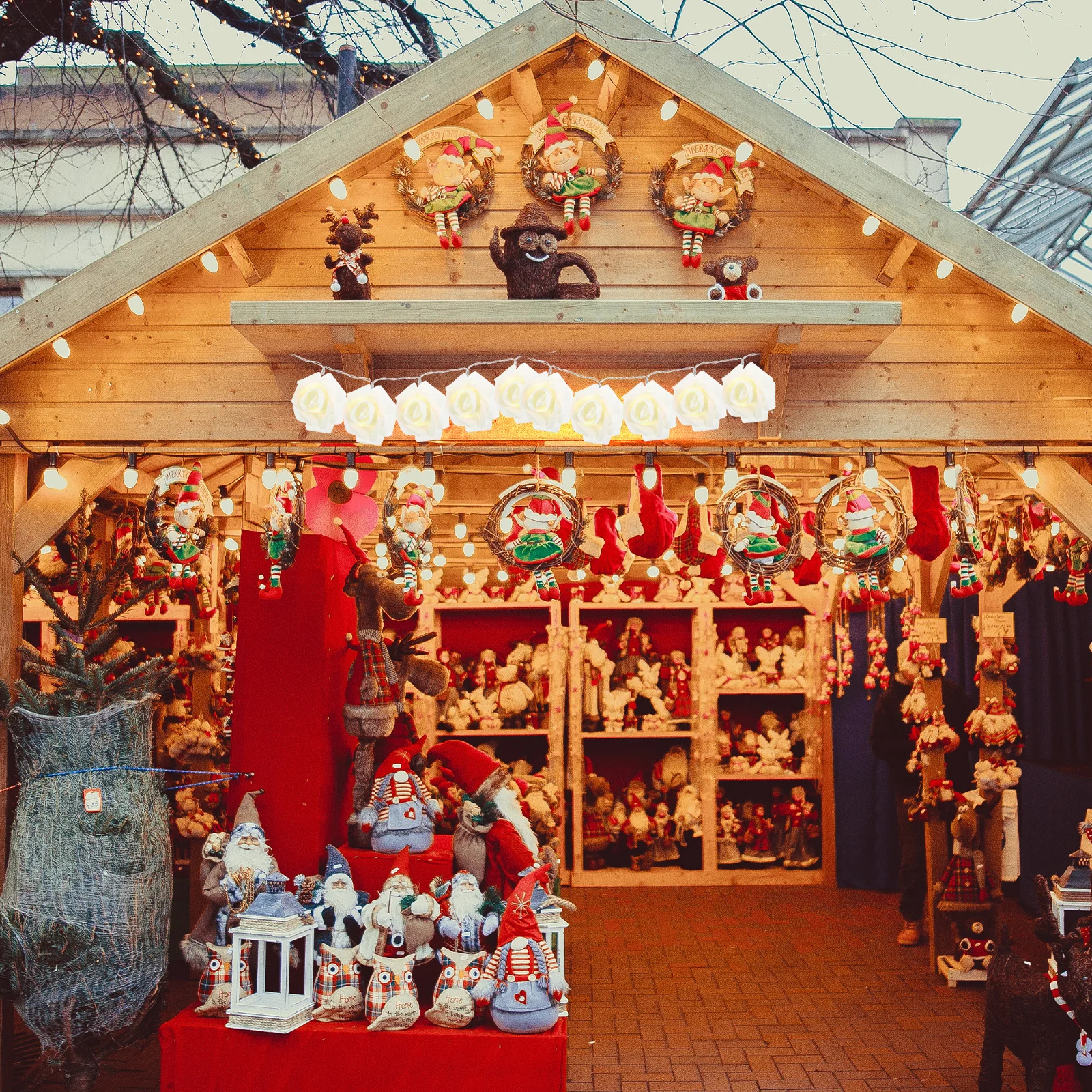 الجنية روز سلسلة أضواء 3m 20 المصابيح لحفل الزفاف مهرجان ديكور المنزل عطلة مشرق احتفالي سحر سلسلة ضوء #3