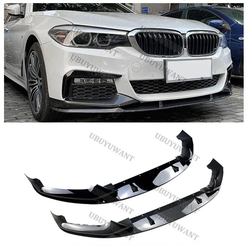 5X 2017 To 2020 For BMW G30 G31 M Sport M-Performance Front Chin Spoiler Bumper Splitters Front Lip Body Kits