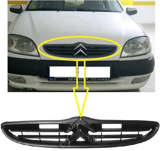 FRONT GRILLE for CITROEN SAXO 2 1999-2004 7804 J6 (RIGGING HARİÇ) 450165375