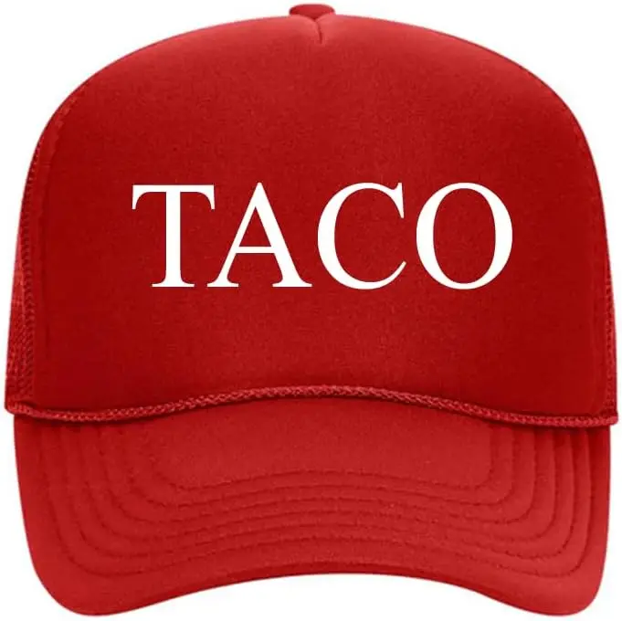 

Taco Red Hat Cap Trump