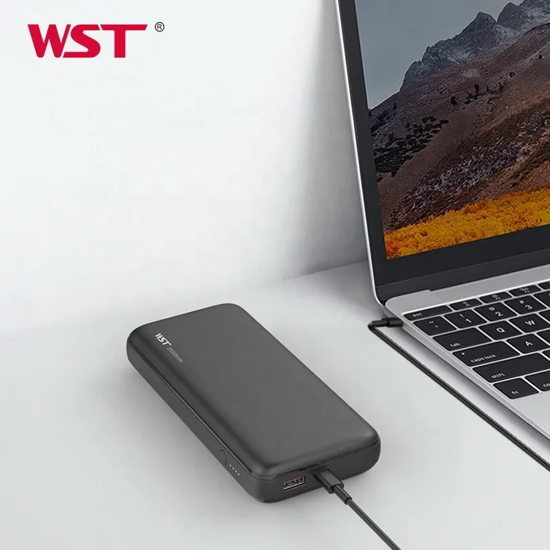 

WST Power Bank 12 Volt 20000mah Fast Charging PD 65W 12V 3A Power Bank Mini Power Bank for Charging Laptops