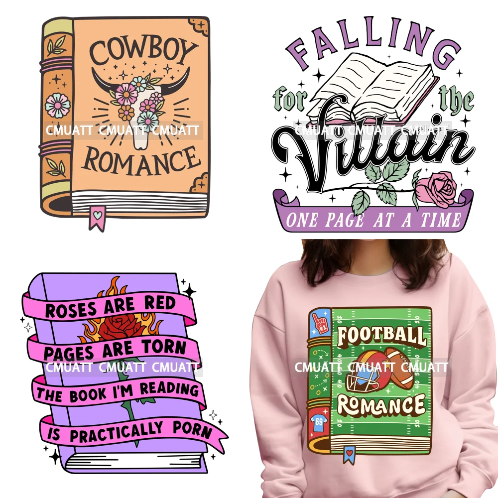 

Positive Saying Book Reader DTF Heat Transfers Stickers DIY Custom Waterproof Washable Iron-On Ready To Press T-Shirt Hoodies