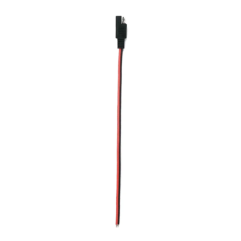 Cable de extensión SAE de 30cm, 3 piezas, 18awg, 2 pines, conector rápido SAE, enchufe de desconexión, Cable de salida 10A, Panel de batería Solar, enchufe SAE