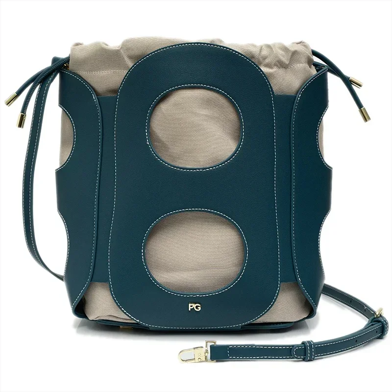 PG Lady Single Shoulder Bag Cutout Solid Color Large Capacity New Delicate Versatile High Quality Women Shoulder Bag