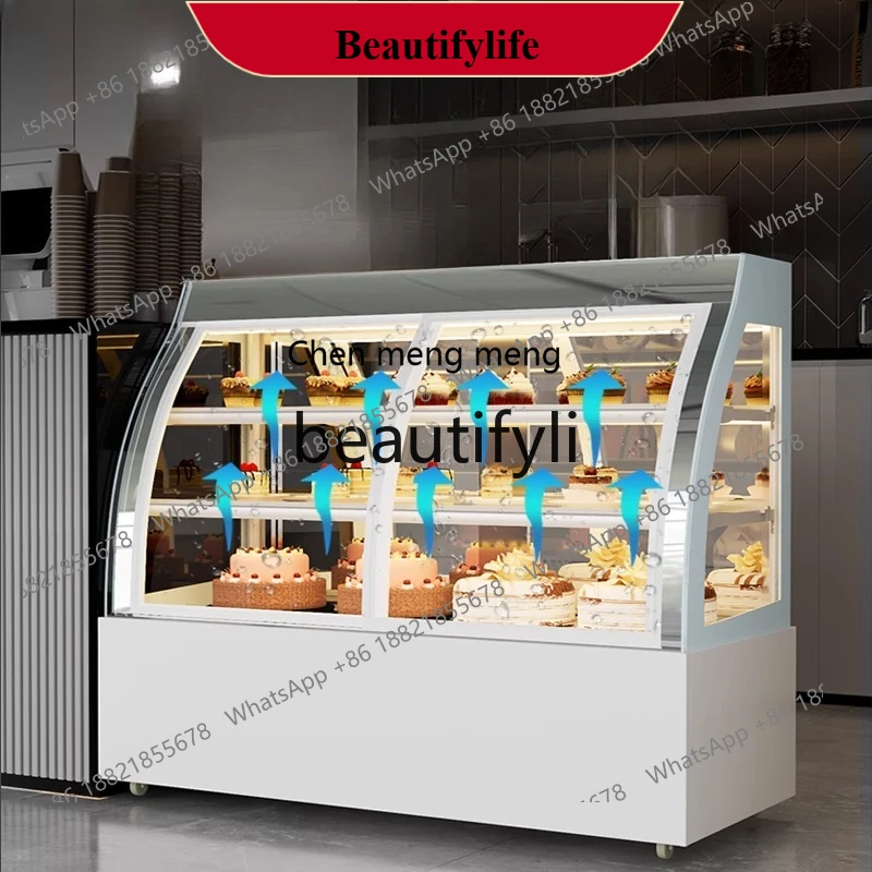 

AB02 Витрина для тортов с воздушным охлаждением, коммерческая пекарня, десертная морозильная камера