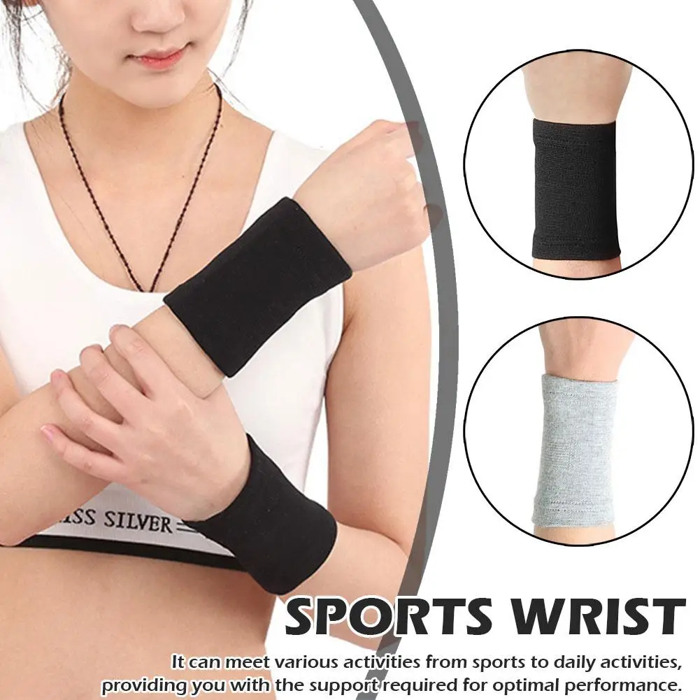 1 Pair Protective Wrist Support Wristband Sports Training Exercises Hand Band Strap Wraps Bandage Wristbands Brace Carpal Tunnel