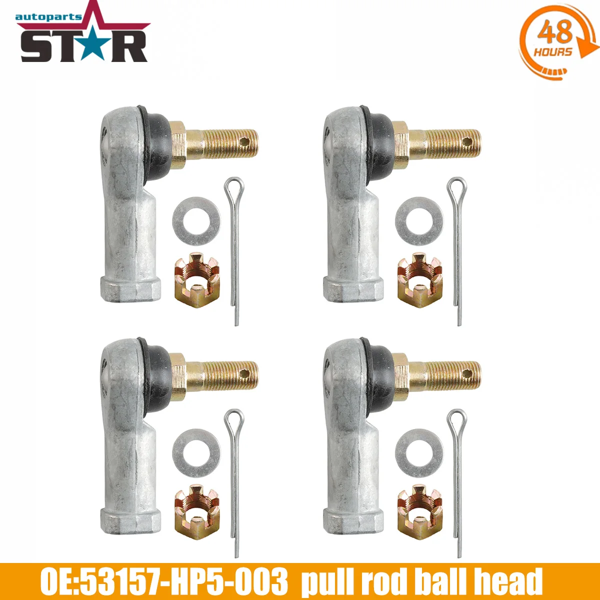 4pcs-pull-rod-ball-head-53157-hp5-003-53157-hm5-a11-53157-hc4-000-for-honda-foreman-500-rubicon-trx500-2001-2019