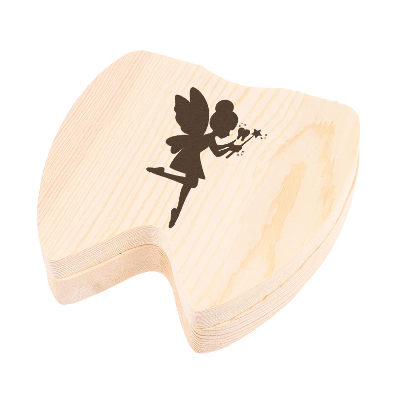 Teeth Fairy Personalised Tooth Fairy Box Wooden Tooth First Tooth Keepsake Box Spanish Baby Keepsakes  Baby Gift Box