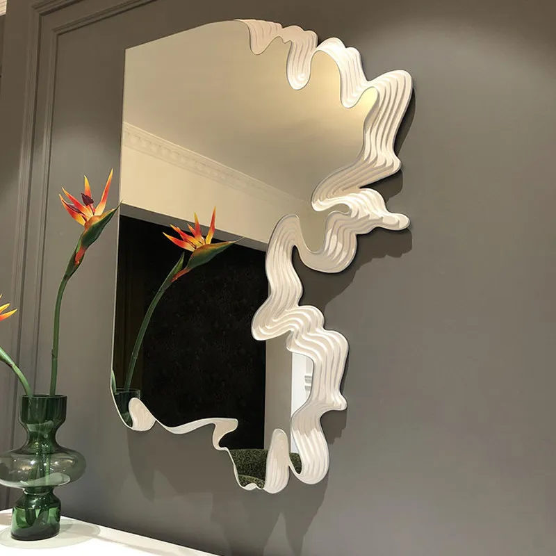 

Xenomorph Light Mirror Wall Living Room Modern Items Vanity Girls Hanging Bedroom Men Luxury Bathroom Espelhos Home Products