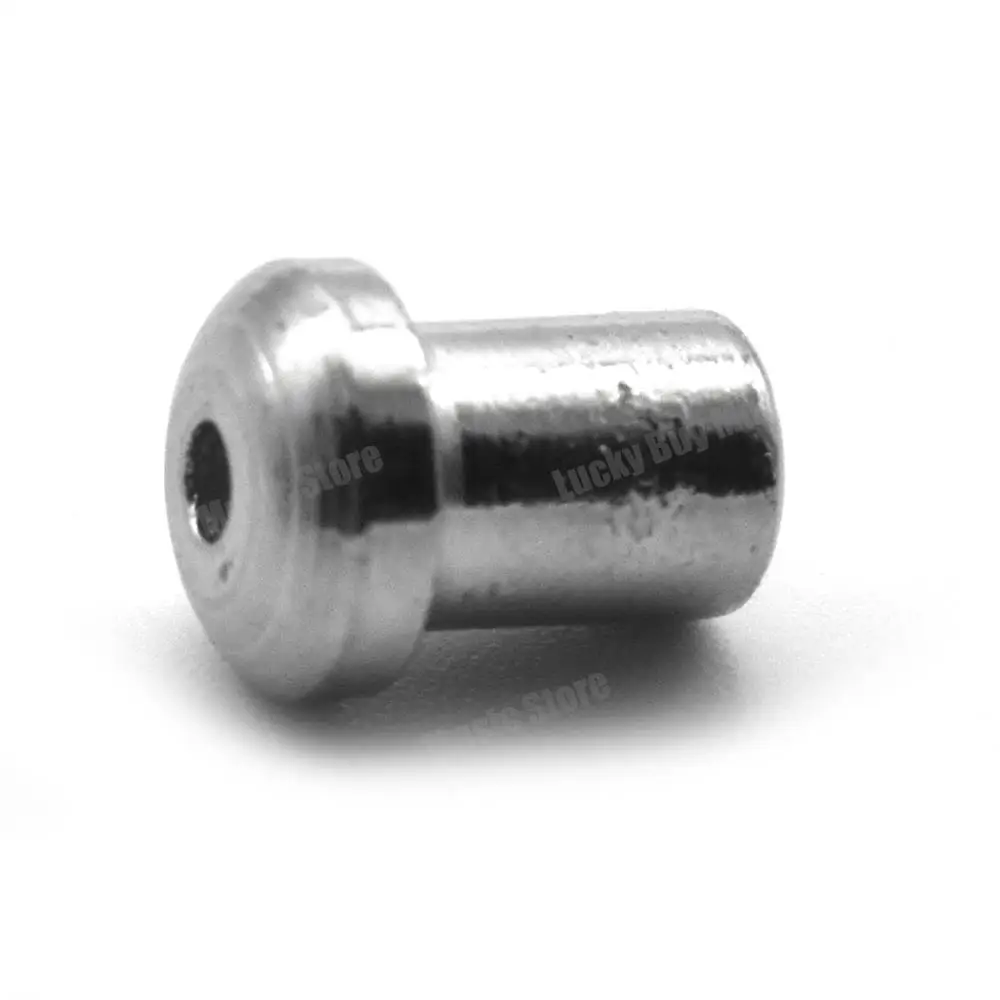 12 stücke String Professionelle Metall Montage Aderendhülsen Buchse Durch Körper Ferrule String Kappe für Bass Musical Instrument Gitarre