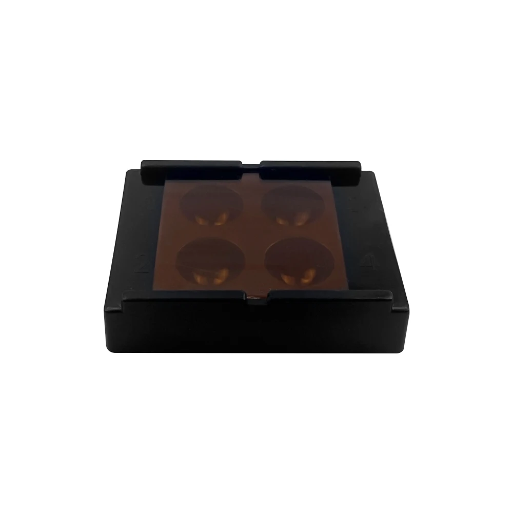 4 Holes Dental Veneer Storage Box Shade Light Case Membrane Teeth Patch Dentistry Retainer Molar Shading Holder Boxes