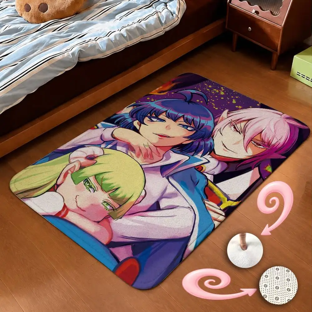 Iruma Suzuki Welcome to Demon School Short Plush Non-Slip Floor Mat, Easy to Clean, for Bathroom Door & Bedroom Door