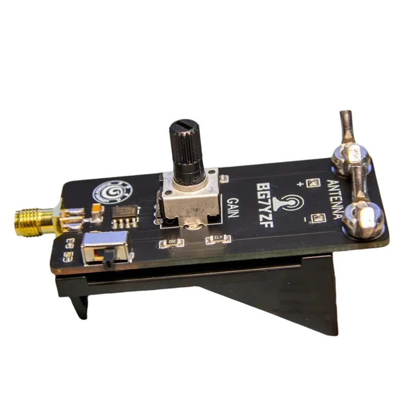 -ABAB NE592 Short Wave Active Small Loop Antenna For SDR Receiver Antenna Amateur Radio RX Only  AM MW AM