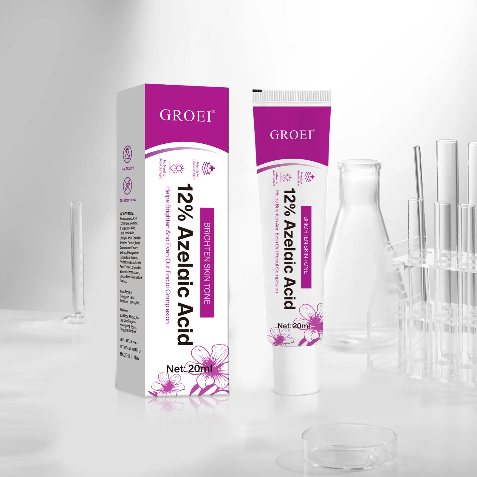 GROEI 12% Azelaic Acid Cream 2 - đánh giá và giá Azelaic Acid Cream