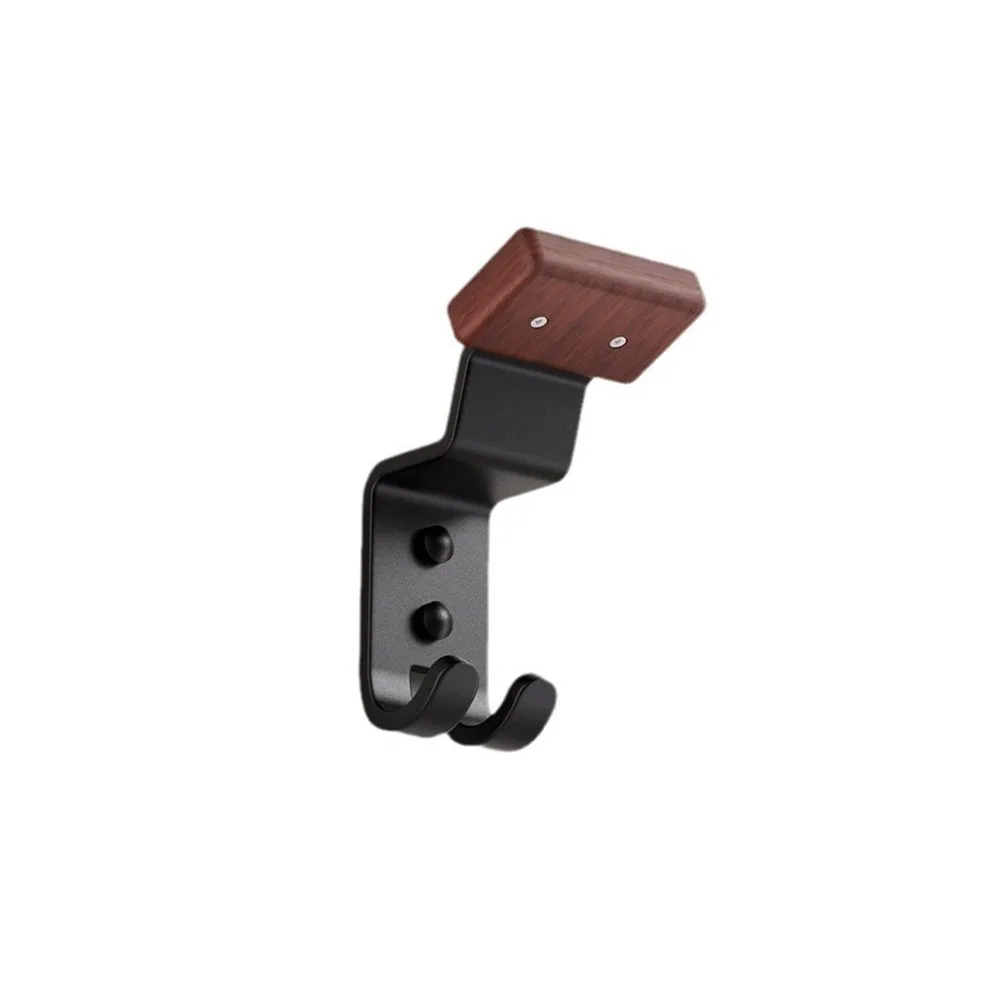

Carbon Steel Motorcycle Helmet Holder Dual Hook Wall Mounted Motorcycle Helmet Display Stand Space Saving Safety Hat Rack