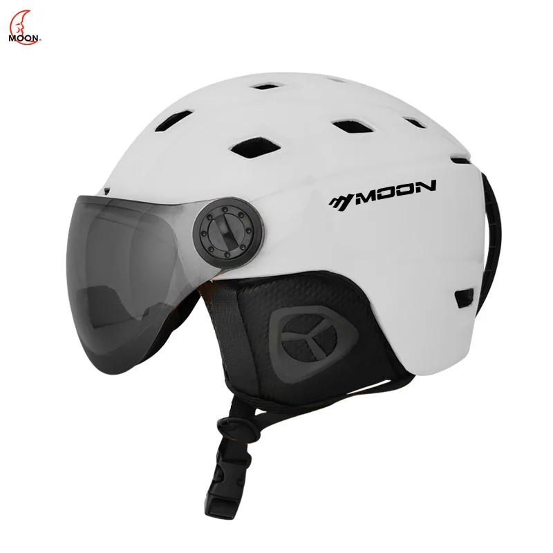 

MOON-Body Molding Ski Helmet, Protective Cap, Outdoor Equipment, Sports Equipment, Professional Snow Helmet